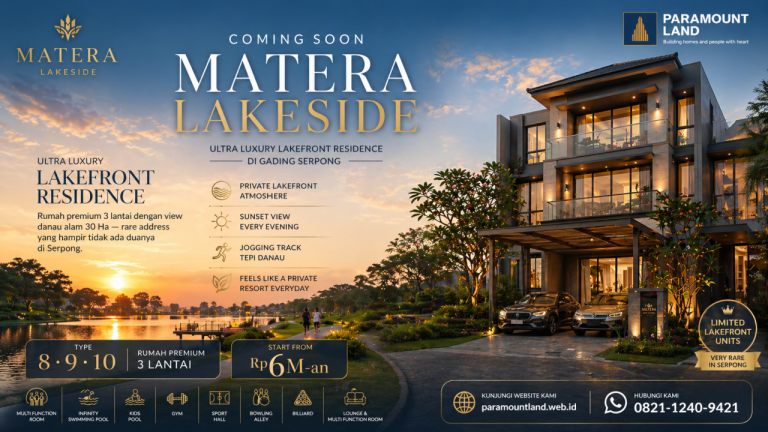 Matera Lakeside Gading Serpong