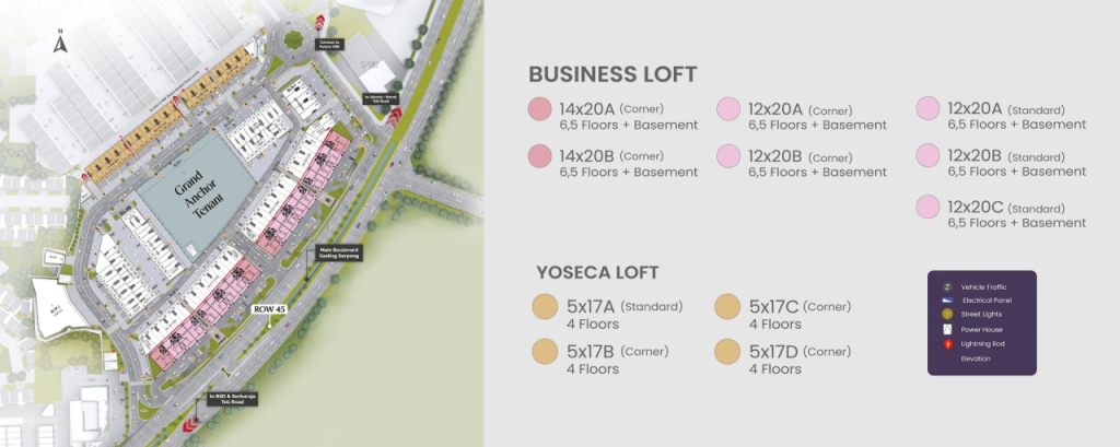 Siteplan oxford square