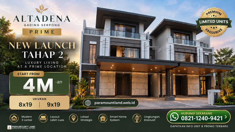 altadena prime gading serpong